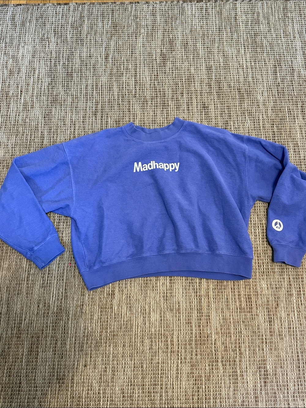 Madhappy Violet Logo Crewneck Sweatshirt